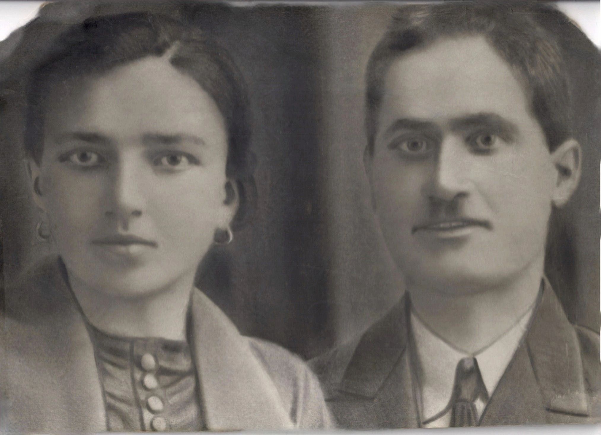 Екатерина Тимофеевна Гутнова, Кирилл Соломонович Гутнов, 1929г.